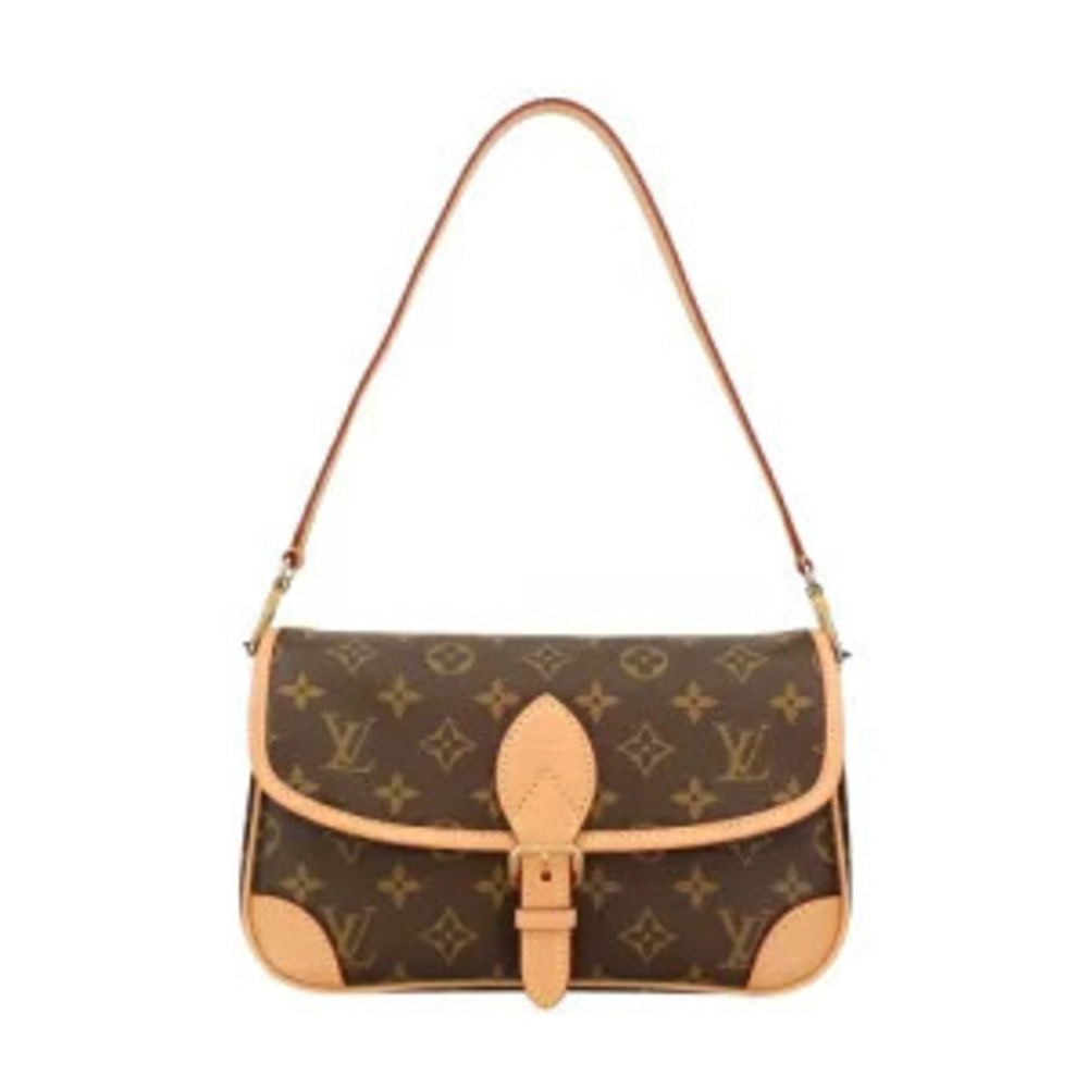 Louis Vuitton Shoulder Bag Monogram Diane NM Brown